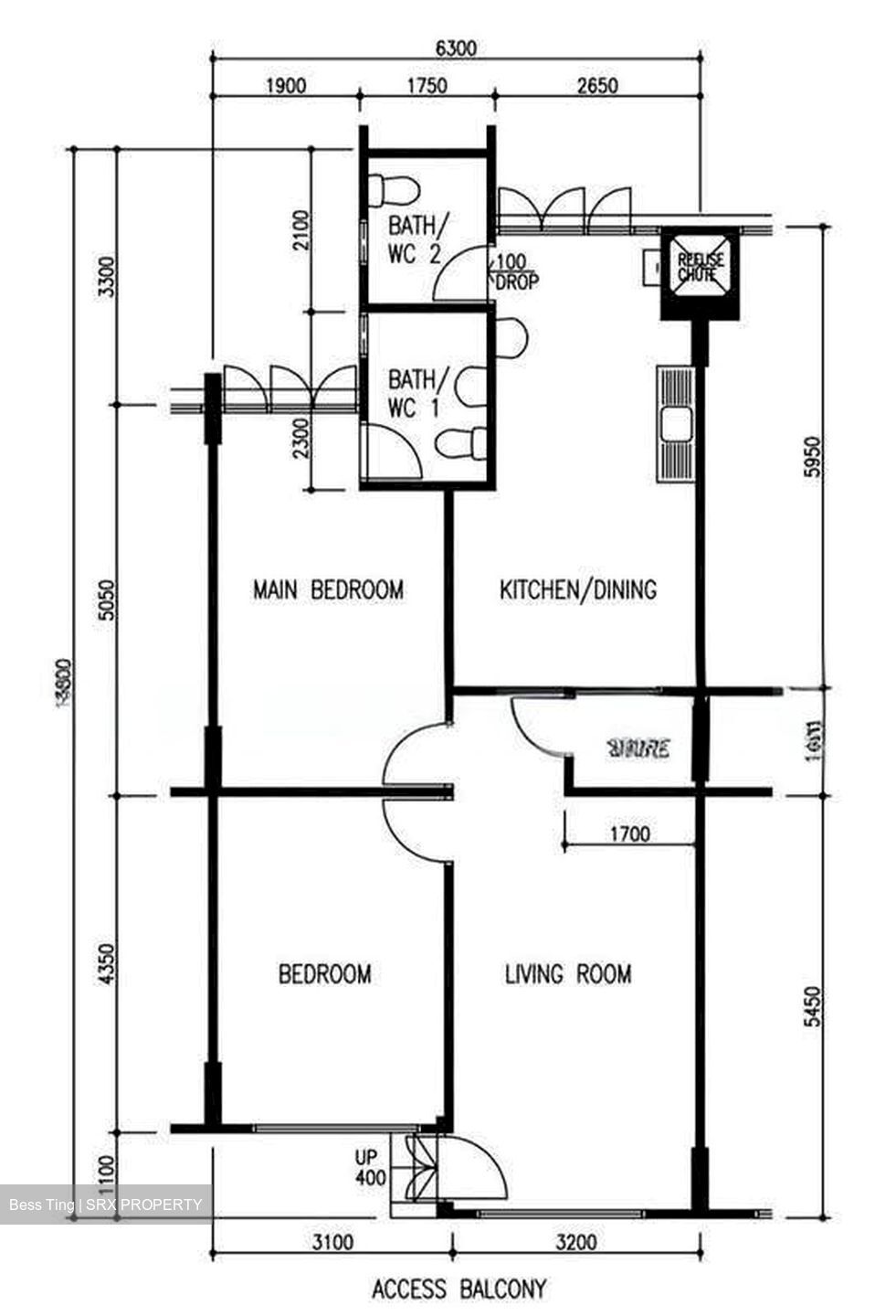 Blk 434 Tampines Street 43 (Tampines), HDB 3 Rooms #610669611